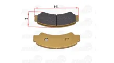 Brake pads for ATV quad bike CF MOTO 7020-0810B0 , 9AWA-0811A0