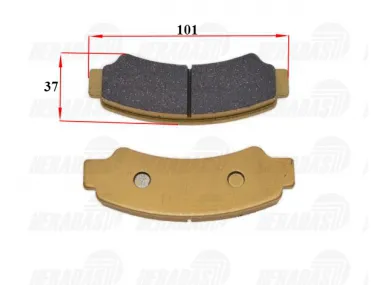 Brake pads for ATV quad bike CF MOTO 7020-0810B0 , 9AWA-0811A0