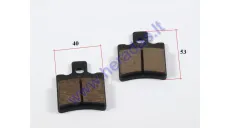 Brake pads for ATV quad bike