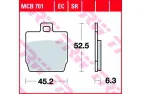 Brake pads for motorcycle APRILIA NA, SCARABEO  HONDA CA, SJ  MBK EW  YAMAHA EW, NS   YQ 50-850 1997-2016