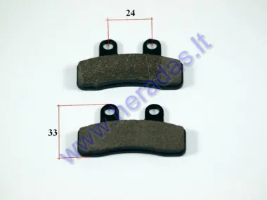 Brake pads for motorcycle scooter