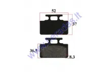 Brake pads for motorcycle, scooter HONDA, RS, SYM fits AIRO, PRAKTIK1 caliper EB915 and EB1237