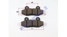 Brake pads for motorcycle scooter FITS Motoland 250cc
