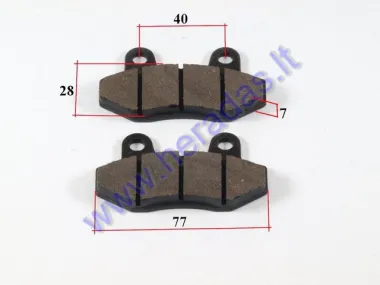 Brake pads for motorcycle scooter FITS Motoland 250cc