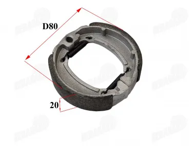 Kaladėlės stabdžių priekinės iki 110cc ATV keturračio motociklo