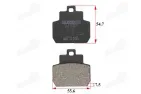 BRAKE PADS RMS225100780 PIAGGIO VESPA BEVERLY, MP3, X8, X9 125-500 2002-2012