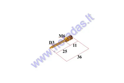 Carburetor speed screw 8457