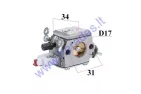 CARBURETTOR HUSQVARNA-340/345/346/350/353 FOR CHAINSAW   503283208