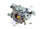 CARBURETTOR HUSQVARNA-36/41/136/137/141/142 FOR CHAINSAW   530071987     545013503     530071492