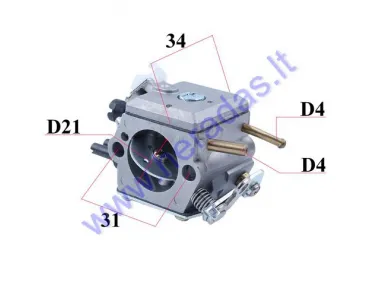 CARBURETTOR HUSQVARNA-362/365/371/372 FOR CHAINSAW   503281801