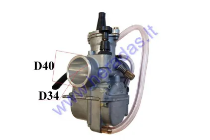 Carburetor for quad bike, motorcycle, scooter 50-250cc PWK 34mm D34/40 D50/55