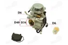 Carburetor for motorcycle, scooter, quad bike PWK 34mm D34/40 D45/50