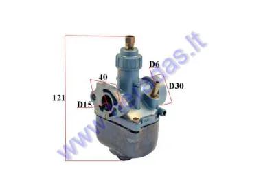 Karbiuratorius mopedo motociklo 50cc Simson S51 16N3-4 D30 0,70mm