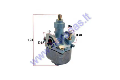 Karbiuratorius mopedo motociklo 50cc Simson S51 16N3-4 D30 0,70mm