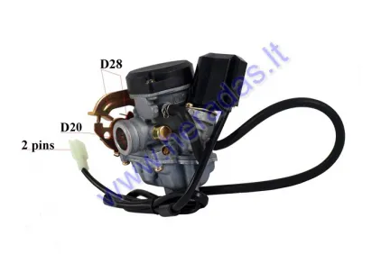 CARBURETOR FOR SCOOTER 50-80cccc 100cc GY6 (plastic base) PD20J 20mm 139QMA 139QMB