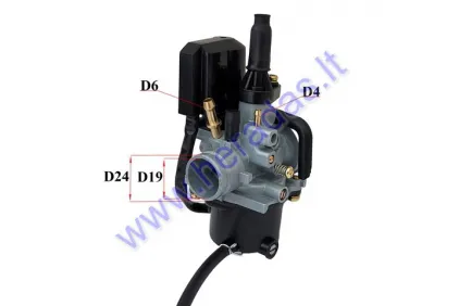 Carburetor for scooter 50cc 17.5mm  (plastic base) PEUGEOT LUDIX 50 2T