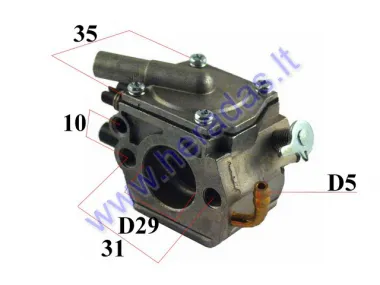 Karbiuratorius STIHL-MS380/038, MS381 pjūklui   11 191 200 605   11191200605