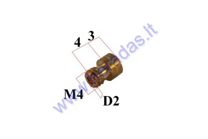 Carburetor jet M4 72