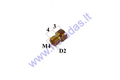 Carburetor jet M4 80