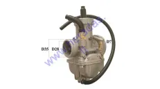 Carburetor for quad bike PZ30 200-250cc with cable suction control fits ZUUMAV