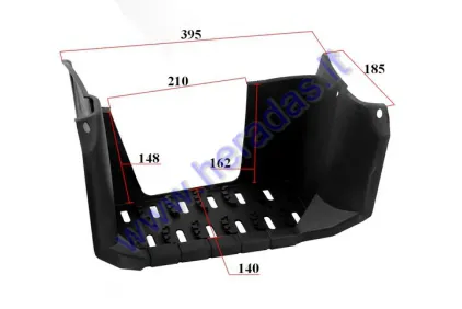 FOOTREST FOR ATV QUAD BIKE LEFT SIDE, FITS 110-125CC MODEL WARRIOR