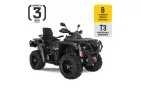 ATV ODES 1000L EPS V-Twin T3b (Black, Metallic gray, Camouflage)