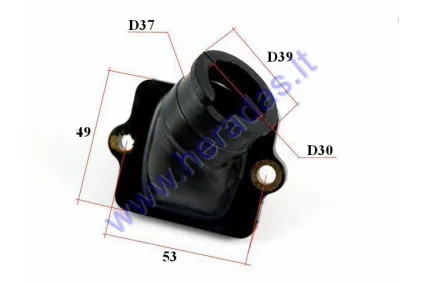 CARBURETOR INTAKE MANIFOLD FOR SCOOTER 125-180cc FITS APRILIA SR, GILERA RUNNER, TYPHOON, PIAGGIO/VESPA HEXAGON, SKIPPER 125/180 1994-2002