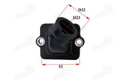 Carburetor intake manifold for scooter, motorcycle