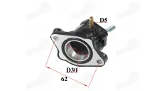 Carburetor manifold with vacuum d30 for quad bike, motorcycle SHINERAY XY250ST-4B