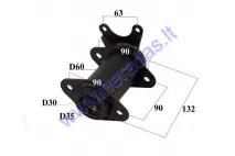 Rear swingarm axle housing for quad bike Hummer/Yeti