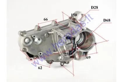 Korpusas greičių dėžės keturračio motociklo 200cc GY6