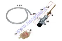 FUEL TAP (PETCOCK) set for scooter Romet/WSK/WFM