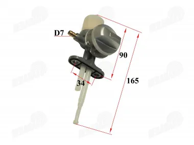 Fuel tap (petcock) with filter turns on for motorcycle, ATV quad bike YAMAHA YBR 125