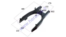 REAR SWING ARM FOR CROSS MOTOCYCLE 110-125cc, 12-14 INCHES