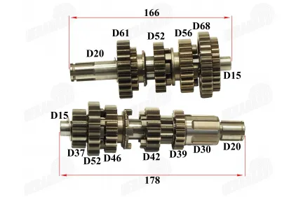 Gearbox gearboxes for motorcycle zongshen cbs300