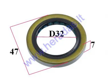 Rear wheel seal for KTM 32/47/7