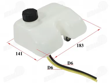 Fuel tank for motorized bicycle 4T 49cc 53cc 142F 144F-1g