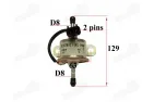 Fuel pump 12V 129612-52100 7016409 AT318139 Takeuchi TB230 Yanmar 3TN100L Perkins HP-404C-22 Engines Bobcat 3450