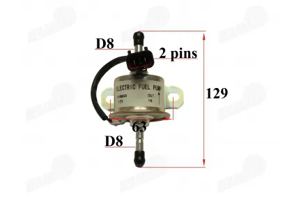 Fuel pump 12V 129612-52100 7016409 AT318139 Takeuchi TB230 Yanmar 3TN100L Perkins HP-404C-22 Engines Bobcat 3450