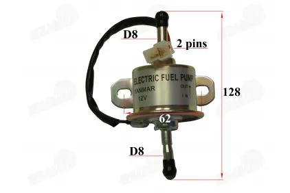 Fuel pump 12V 129612-52100 7016409 AT318139 Takeuchi TB230Yanmar 3TN100L Perkins HP-404C-22 Bobcat 3450