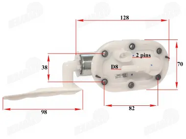 Kuro siurblys motociklo 50cc tinka FR50