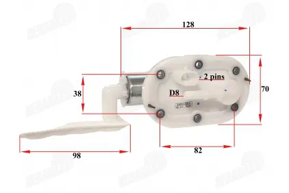 Kuro siurblys motociklo 50cc tinka FR50