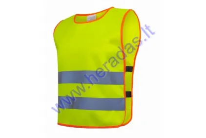 Vest with reflectors for kids yellow size M (8-12m)