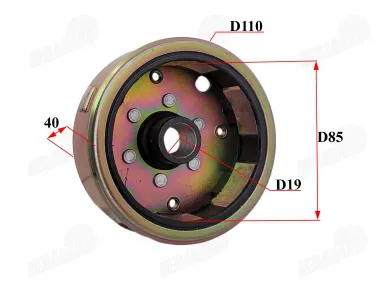 Magnetas ,rotorius ATV keturračio motociklo 125CC 4T GY6