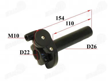 Motociklo akseleratoriaus rankenėlė OTOM tinka KTM HONDA YAMAHA KAWASAKI SUZUKI GasGas