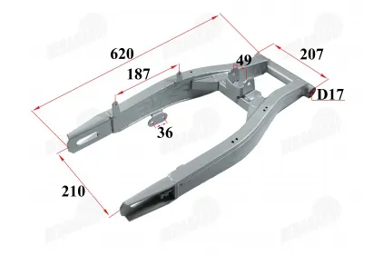 Rear fork for motorcycle fits DB50PRO