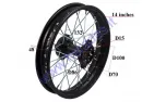 Motociklo galinis ratas  14 colių 6202RS  D1.85X14 R14