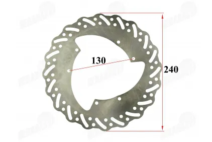 Motociklo galinis stabdžių diskas tinka CRF 240mm Honda CR 125-R CR 250-R CRF 450R