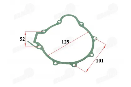 Motociklo generatoriaus dangtelio tarpinė 200-250 cc MTL250  variklio tipas 169FMM tinka MOTOLAND 165FMM 167FMM