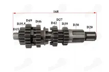 Motociklo greičių dėžės krumpliaratis  CB250CC ZS169 ATV  L168